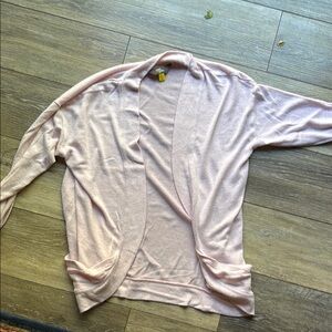 Stitch Fix Soft Pink Oversized Knit Cardigan Rumi + Ryder